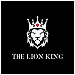 Lion king white with crown