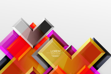 Metal arrow shape background. Abstract geometric background with 3d effect composition For Wallpaper, Banner, Background, Card, Book Illustration, landing page