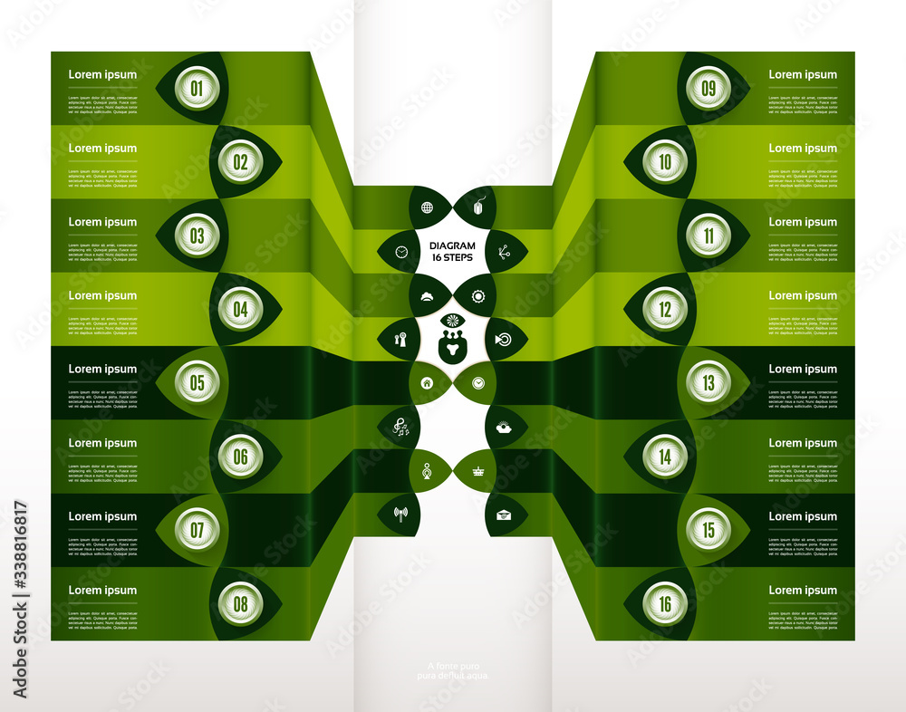 Sticker vector progress background. template for diagram, graph, presentation and chart. business concept wi