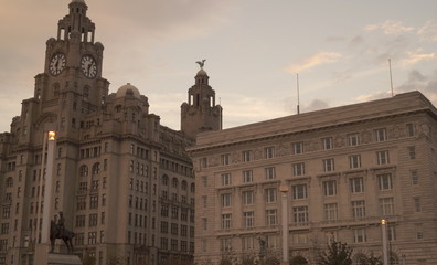 Liverpool skyline Three Graces