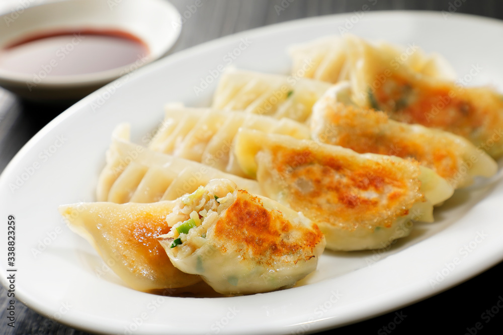 Sticker 焼き餃子　Gyoza (Japanese grilled dumplings)