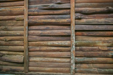 Walls made of wood ,