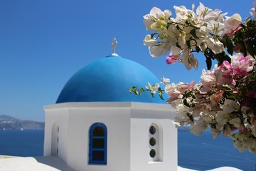 church in santorini