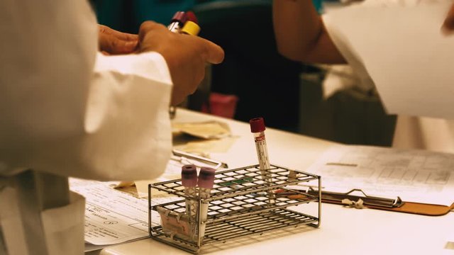 Detection of blood plasma