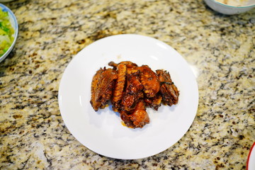 Chinese home made food: coke chicken