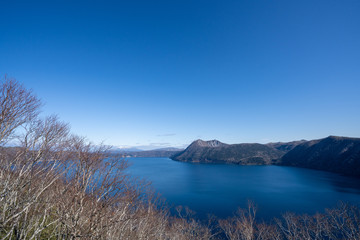 Fototapeta na wymiar mashuu lake in Hokkaido Japan