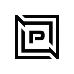 PP P letter logo design