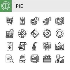 pie icon set