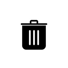 delete icon, Trash Icon sign and symbol vector design