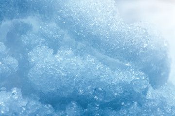 Obraz premium Fresh fluffy white snow texture.White snowflakes.Snow surface.soft focus.