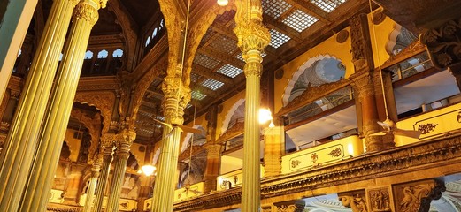 interior of the church of st nicholas in prague