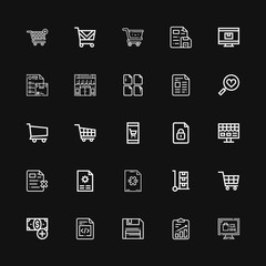 Editable 25 add icons for web and mobile