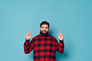 Fototapeta premium young man pointing at you