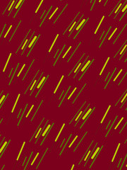 Abstract cherry background with green lines.