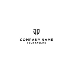 Letter J D logo icon design template elements