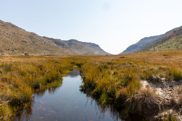 autumn landscape in the mountains