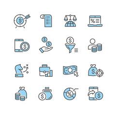 business and marketing icons set
