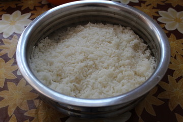 White rice have most nutrients like fiber and vitamins