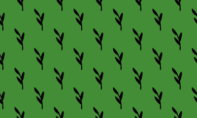 black and white spring branches on a white background. Can be used for print and design. putter illustration