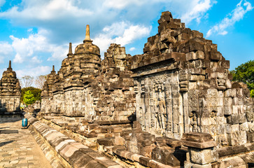 Sewu Temple at Prambanan near Yogyakarta in Central Java, Indonesia