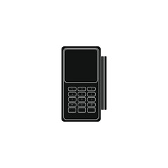 credit card reader. illustration for web and mobile design.