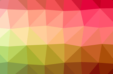 Obraz premium Illustration of abstract Blue, Orange, Pink, Red horizontal low poly background. Beautiful polygon design pattern.