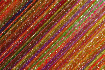 Pink, yellow and blue lines Abstract Color Pencil abstract paint background.