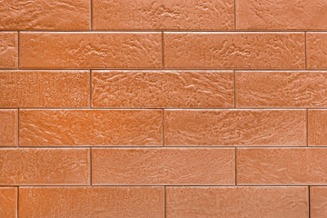 Brown brick abstract wall texture background