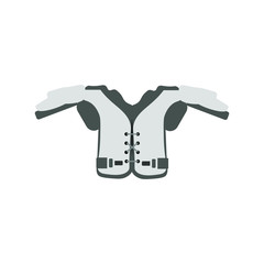 protection to play American football. illustration for web and mobile design.