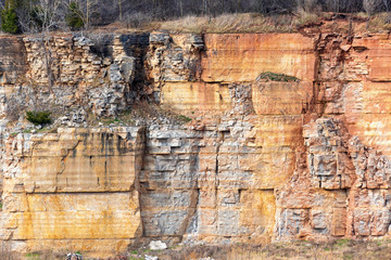 Niagara Escarpment quarry at Greenleaf, Wisconsin