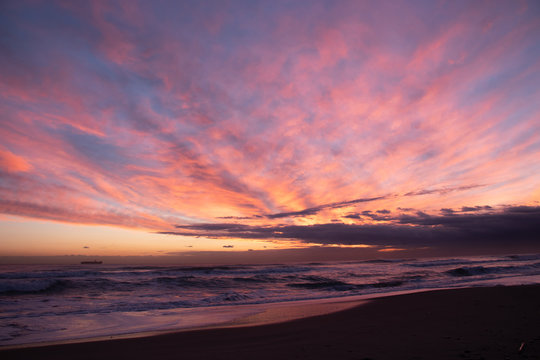 sunset on the beach © Rafael