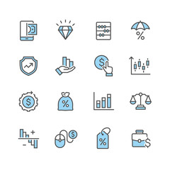 business and marketing icons set
