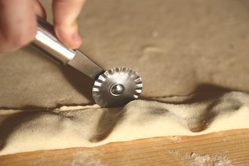 Ravioli artigianali vegetariani fatti in casa secondo antica tradizione italiana
