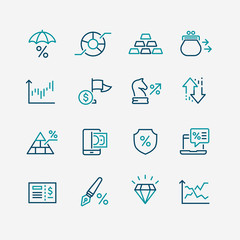 business and marketing icons set
