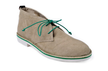 Fotografie di still life di scarpe  con fondo bianco.