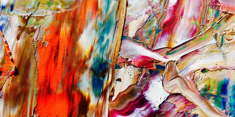 Colorful abstract background wallpaper. Modern motif visual art.  Mixtures of oil paint. Trendy hand painting canvas. Wall decor and Wall art prints Idea.  3D Texture.Colorful abstract 