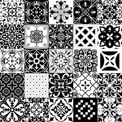 Ыet of tiles in portuguese, spanish, italian style. For wallpaper, backgrounds, decoration for your design, ceramic, page fill and more.