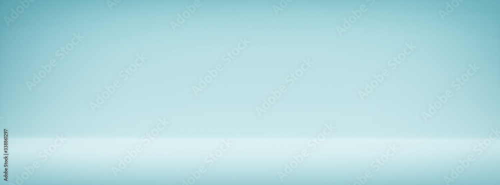 Aufkleber simple wide blue vintage gradient abstract background a space for display or montage product or pres