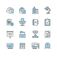 Business Office vector Icon Set

