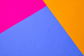 Pink, blue and orange colorful geometric background concept