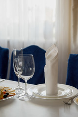 table setting for a dinner