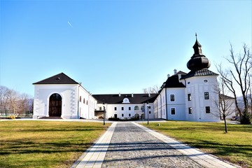 zamok , hrad Oponice, old, history, house, blu, Chateau Appony