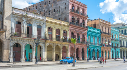 Fototapeta na wymiar Arquitetura da cidade de havana em cuba