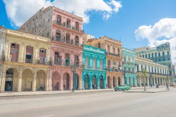 Fotobehang Arquitetura da cidade de havana em cuba © Bruno