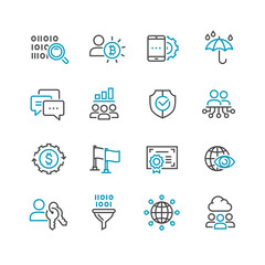 business icons for internet marketing
