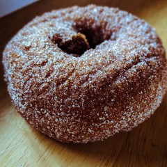 donut with chocolate