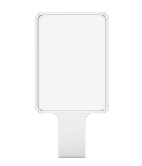 Blank Advertising Billboard Stand Isolated