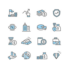 business and marketing icons set
