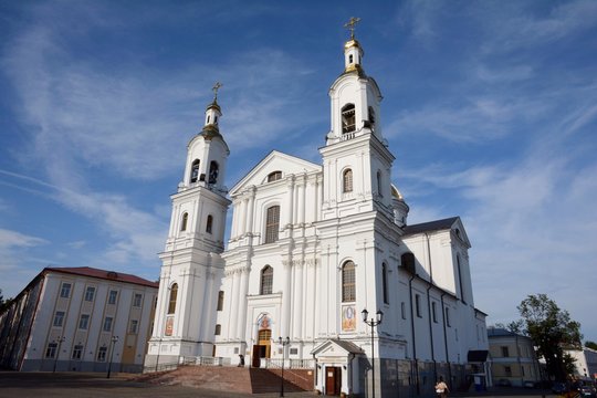 Assumption Cathedral in Vitebsk. Orthodox church. Belarus.