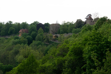 Fototapeta na wymiar castle on the hill